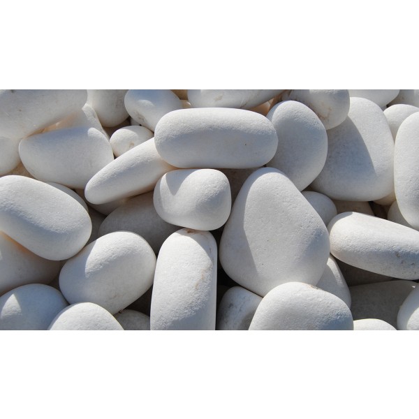 Large White Pebbles