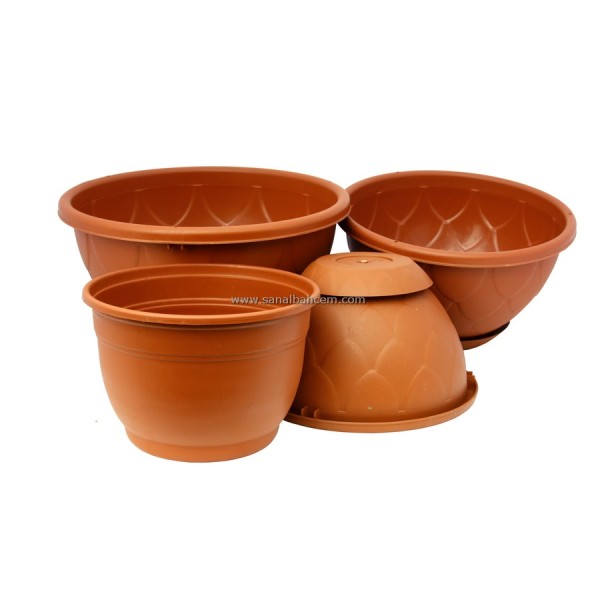 Plastic Decorative Pots